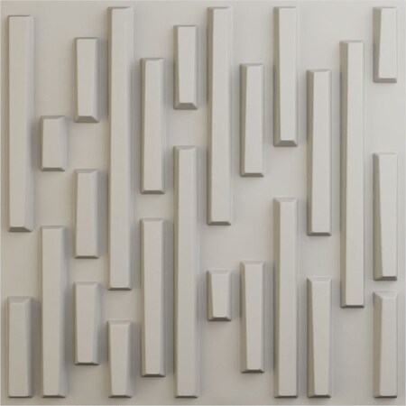 Ekena Millwork 19 5/8in. W x 19 5/8in. H Staggered Brick EnduraWall Decorative 3D Wall Panel Covers 2.67 Sq. Ft. WP20X20SBGBW